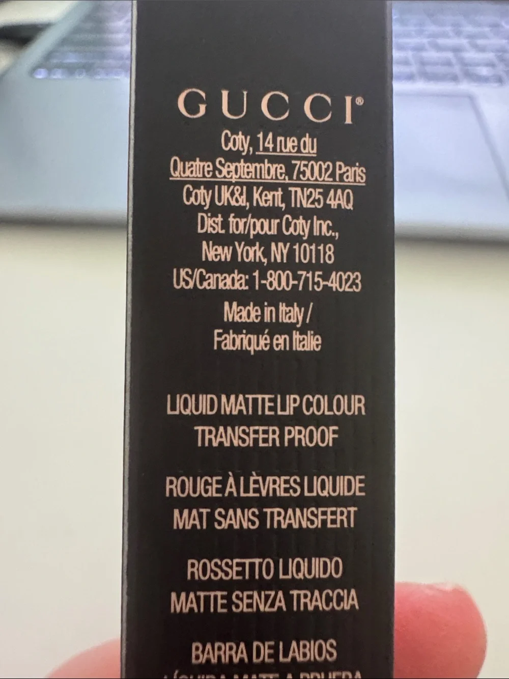 Gucci liquid matte